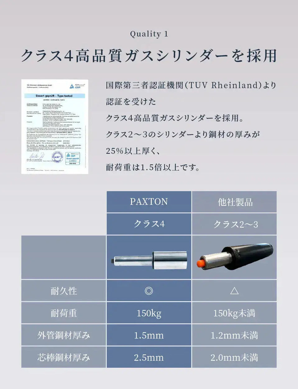 PAXTON Paris Blue Fog 仕事用ゲーミングチェア